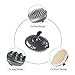 MARNUR Scalp Massager Shampoo Brush Electric Massage Battery Operated with Vibration Massage for Head Hair Shoulder Foot Back with 3 Interchangeable Attachments