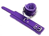 StillCool Adjustable PU Handcuffs Ankle Bracelets (Purple)