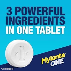 Mylanta One, Lemon Mint Flavor, 50 Count, EcoCare PCR