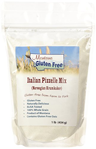 Montana Gluten Free Pizzelle/Krumkake Mix, 1 Pound