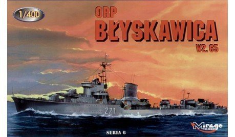 Mirage Hobby Blyskawica Wz.65 Polish Destroyer Model Kit