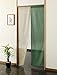 TORTOISE Japanese Cotton Noren Curtain Long Type Beige/Green