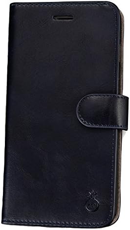 Mens iPhone 7 Plus,iPhone 8 Plus Wallet Leather Case with Magnetic Protective Durable PC Shell Folio flip Cell Phone Cover Bag with Card Slots,Cash Pocket,Magnet Closure,Black