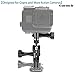 Gurmoir Aluminum Alloy 360 Degree Rotation Ball Joint Mount Swivel Arm Mount For Gopro HERO 7/Hero 6/Hero 5/HERO (2018)/ 5 4 Session/ Hero 4 3/ YI and More Action Cameras
