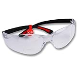 FastCap Bifocal Safety Glasses, +3.0