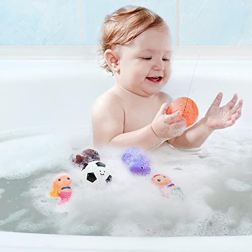 Cylord Sea Animals Bath Toys Set for Toddlers 13, Baby Bathtub Toys