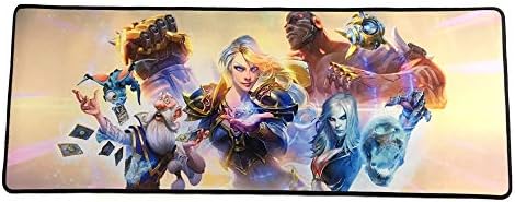 Gicon OW Mouse Pad Gaming Mouse Pad Extended Gaming Mouse Mat with Stitched Edges Anti-Slip Rubber Base OW Five 31.5Lx11.8Wx0.12H