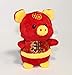 Lucore 5 Inch Red & Gold Brocade Pig Plush Stuffed Animal Toy Decoration - 2019 Chinese New Year Hanging Hog Doll Lucky Charm Ornament