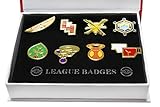 Pokemon Gym Badges set of 8PCS (Brown)