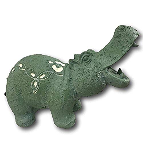 TOTAL POND A16541 TotalPond Hippo Pond Fountain Spitter, Green