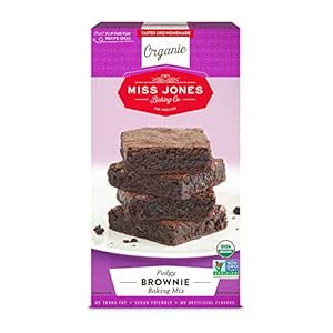 Miss Jones Baking Organic Fudge Brownie Mix Non Gmo Vegan Friendly Rich Cocoa Pack Of 1 Grocery Gourmet Food Amazon Com