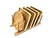 Bamboo Plate Rack For Cabinet With Gift Box, Kitchen Storage Holder Stand for Dish / Bowl / Pot Lid / Sheet Pans /Cutting Board by HTB (1 PCS)