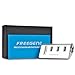 FREEGENE 3-Port Aluminum USB 3.0 Hub with SD/TF Card Reader Combo for iMac, MacBook Air, MacBook Pro, MacBook, Mac Mini, PCs and Laptops