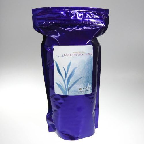 Puripan Organic Loose Black Tea, Lapsang Souchong Bulk 1 lb Bag,