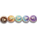 Shipwreck Beads Mirage Polymer Color Change Honey Bee Disc Mood Beads, 19mm, 2-pack