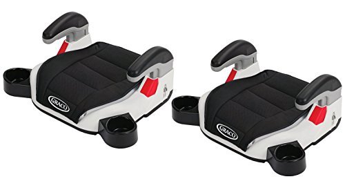 2 Graco TurboBooster Backless Car Seats, Marshmallow