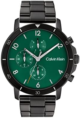 سعر Calvin Klein Watch for Men, Quartz Movement, Analog Display, Black ...