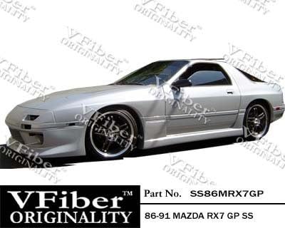 1986-1991 Mazda RX7 HB Body Kit GP Side Skirt