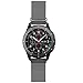 QusFy Metal Band Compatible with Samsung Galaxy Watch 4 Bands 40mm 44mm / Watch 4 Classic 46mm 42mm/Watch 3 41mm / Active 40mm / Active 2 44mm, 20mm Stainless Steel Magnetic Mesh Bands for Women Men