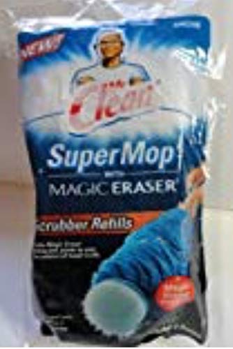 Scrubber Refills for Mr Clean Super Mop with Magic Eraser 2 count