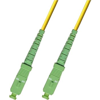 15M - Singlemode Simplex Fiber Optic Cable (9/125) - SC/APC to SC/APC