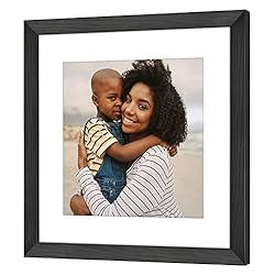 Americanflat 16x16 Picture Frame in Black - Use as