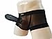 Semboon Men's Transparent Soft Mesh Cock Sheath Boxer Briefs Trunks Underwear Black