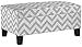 Dorel Living Chevron Storage Ottoman