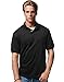 Hanes Mens 5.2 oz Hanes STEDMAN Blended Jersey Polo, 2XL-Black