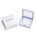 vcmart 2pcs Circle of Life Nipplerings Clear Gems Shields 14G