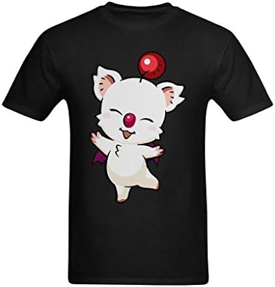 Definite Myself Men's Cute Moogle Cartoon Design T-Shirt - Fashion T Shirts US Size XL