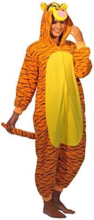 Everglamour Onesie/Body Suit, Unisex-Adult, Large, Orange and Yellow, L Plus