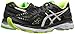 ASICS Men's Gel-Kayano 23 Running Shoe, Black/Silver/Safety Yellow, 11 M US