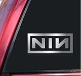 Nine Inch Nails Vinyl Decal Sticker - Shiny Chrome