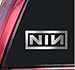 Nine Inch Nails Vinyl Decal Sticker - Shiny Chrome