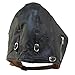 Aviator Black Leather Vintage WWII Hat 2XL