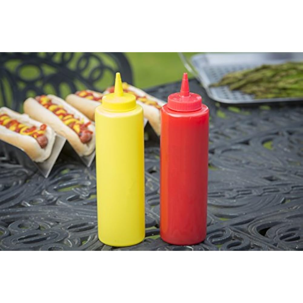 TableCraft 112KM Nostalgia 2Piece Ketchup Mustard Dispenser Set, 12