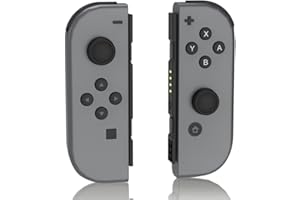 MUCUMO Joypad for Nintendo Switch Controller,Switch Controllers for Switch/OLED/Lite,L/R Joypad for Nintendo Switch Control Support Dual Vibration/Wake-up Function/Motion Control,No NFC(Grey)