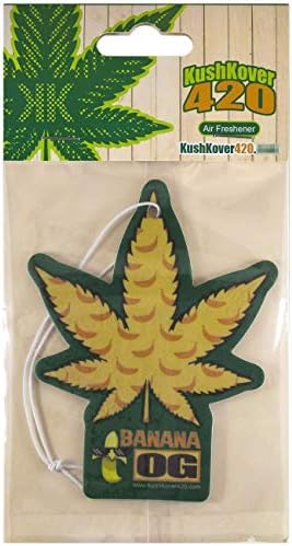Kush Kover 420 Banana OG split pudding home new car hanging air freshener scent
