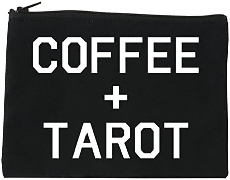 Coffee And Tarot Cards Cosmetic Makeup Bag