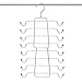 MerceHygea Tank Tops Hanger Metal Folding Space Saving Hanger Closet Organizer for Tank Tops, Cami, Bras, Bathing Suits, Belts, Ties