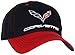 Chevy Corvette C7 Logo Black & Red Ball Cap