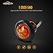 Partsam 8X 3/4 inch Mount Amber Clearance LED Bullet light Lamp Truck Trailer Round Side Marker Lights Lamps