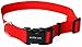 Educator Nylon Quick Snap Dog Collar, Fast, Easy Connect and Disconnect Clasp, D Ring, Adjustable for Custom Fit, 3/4-Inch, Red