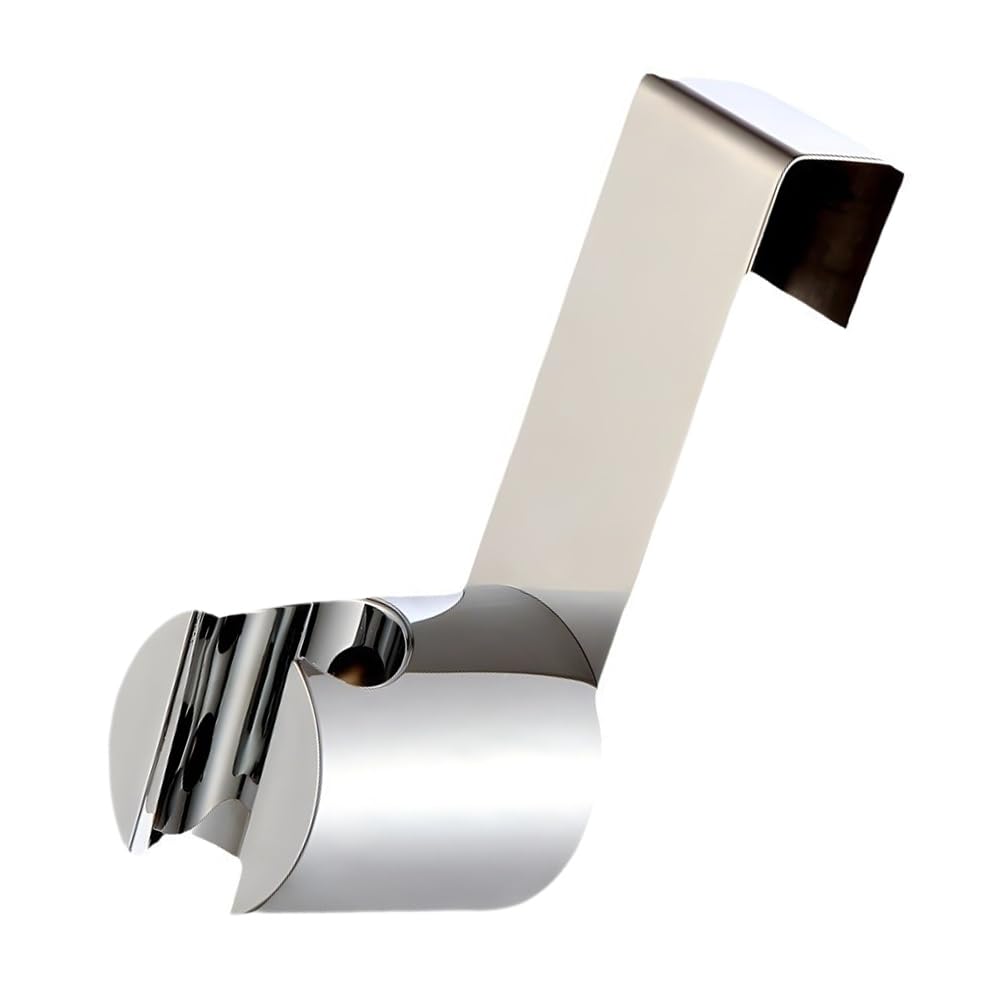 Photo 1 of Bidet Sprayer Holder for Toilet Attachment, Bathroom Hanging Bracket, Diaper Sprayer Holder, Stainless Steel Holder for Hand Shower, Toilet Bidet Sprayer, Silver, 1Pack