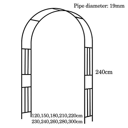 ZBYL Rosenbogen Rankhilfe Rankgitter Metall Pergola Rankhilfe Rankgitter, Outdoor Garten Rasen Backyard Terrasse… – Bild 8