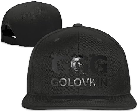 KIPoint Gennady Golovkin GGG Boxing Adjustable Snapback Flat Hats Caps Black
