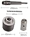 Alwaysuc 65mm + 30mm SDS Plus Shank Hole Saw Cutter Concrete Cement Stone Wall Drill Bit