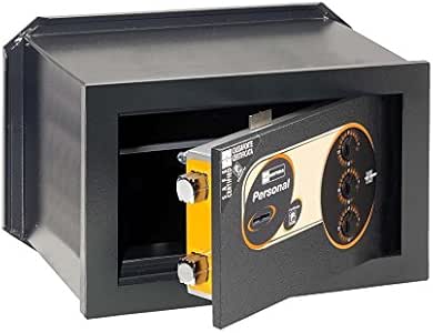 Caja fuerte empotrable con llave y combinación mecánica: Amazon.es: Hogar