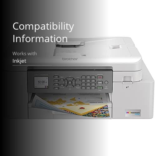 Brother MFC-J4335DW INKvestment Tank Wireless All-in-One Color Inkjet Printer, Up to 1-Year of Ink in-Box, Duplex Printing, Mobile and Cloud Print, Works with Alexa